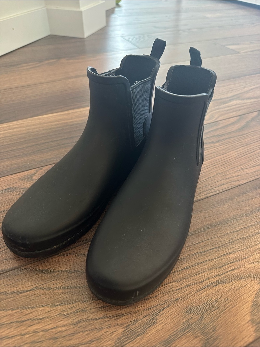 Hunter Black Chelsea Women's Rain Boots
